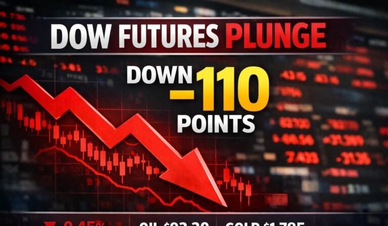 Dow Futures Down 110 Points as 15% Tariff Hits; Nvidia Eyes $65B