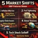 5 Market Shifts: S&P Futures -0.4% as Nvidia Drops 5%, Netflix +9%