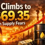 Oil Climbs to $69.35 as U.S.–Iran Tensions Tighten 2025 Supply