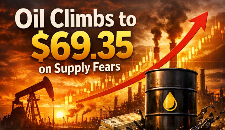 Oil Climbs to $69.35 as U.S.–Iran Tensions Tighten 2025 Supply