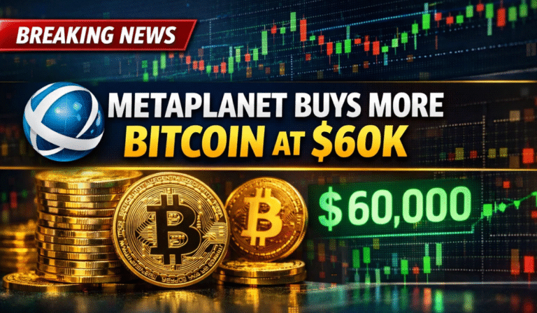 Japan’s Metaplanet Doubles Down as Bitcoin Plunges to $60,000