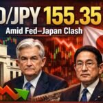 USD/JPY at 155.35 as 3 Fed Cuts Clash With Japan GDP Woes