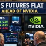 US Futures Flat at 6,908 as Nvidia Eyes $65.56B Earnings Report