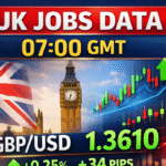 UK Jobs Data at 07:00 GMT: GBP/USD Near 1.3610, 50bps Cut Priced