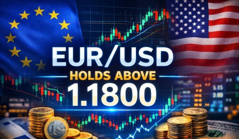 EUR/USD Holds Above 1.1800 as Fed Uncertainty Keeps the Euro Afloat