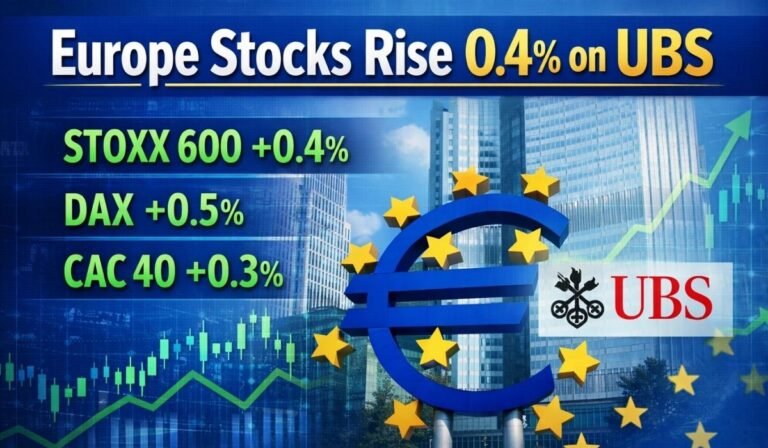 European Stocks Rise 0.4% as UBS Profit Jumps 56% Before CPI Data Due Today!