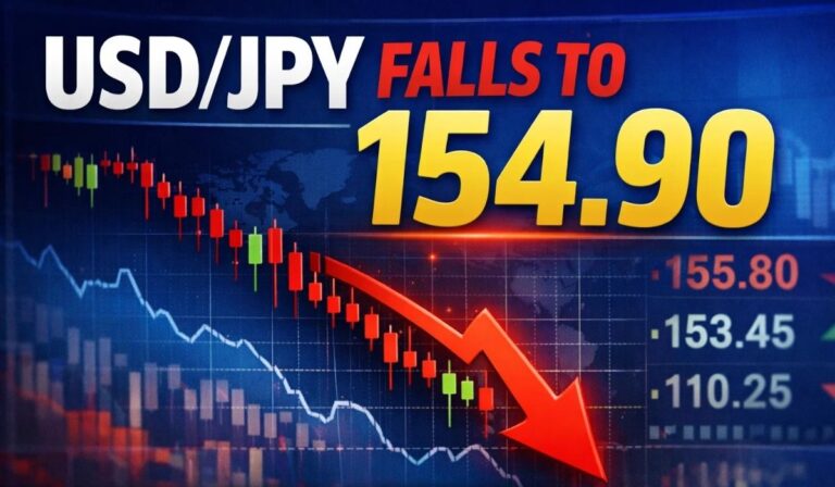 USD/JPY Falls to 154.90 as Traders Weigh Break Above 156 Level