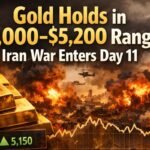 Gold Holds in $5,000–$5,200 Range as Iran War Enters Day 11