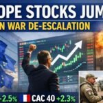 European Stocks Jump Up to 2.1% as Oil Falls on Iran War De-Escalation