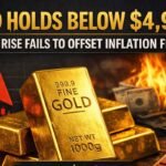 Gold Holds Below $4,900 as 0.2% Rise Fails to Offset Inflation Fears