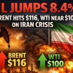 Oil Jumps 8.4% as Brent Hits $116, WTI Near $100 on Iran Crisis
