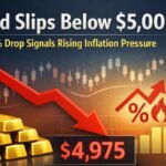 Gold Slips Below $5,000 as 0.5% Drop Signals Rising Inflation Pressure