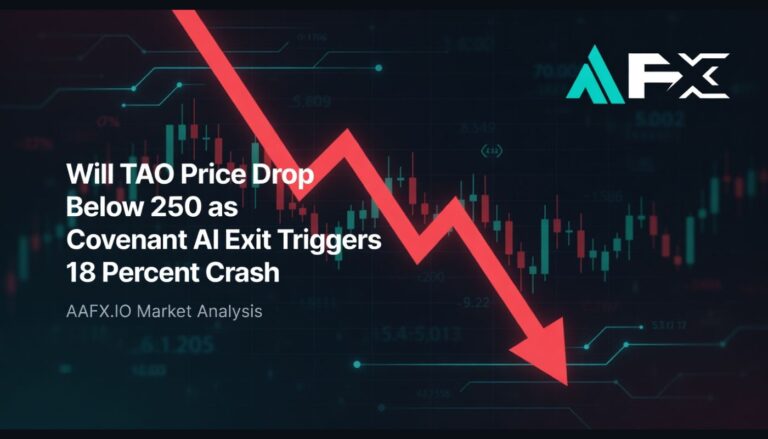 Will TAO Price Drop Below 250 as Covenant AI Exit Triggers 18 Percent Crash