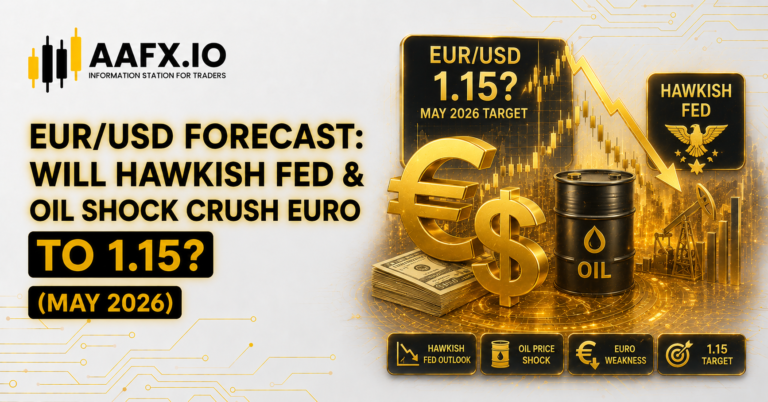 EUR/USD Forecast: Will Hawkish Fed & Oil Shock Crush Euro to 1.15? (May 2026)