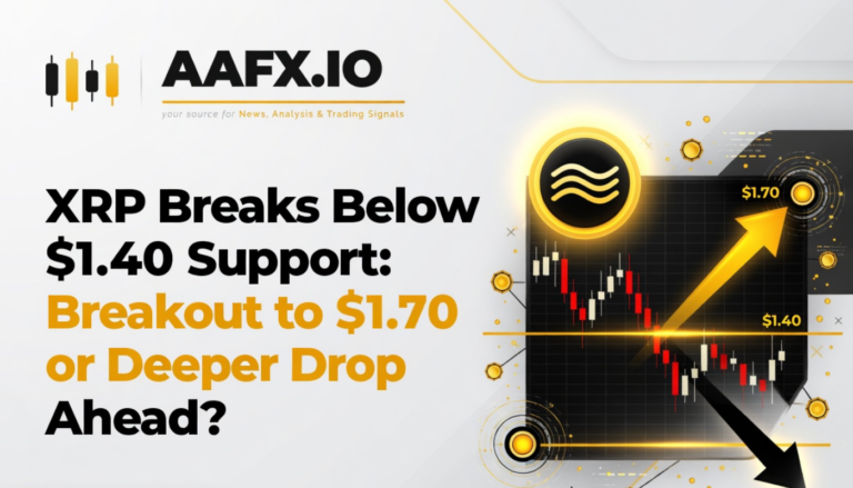XRP Breaks Below $1.40 Support: Breakout to $1.70 or Deeper Drop Ahead?