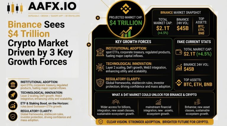 Binance Sees $4 Trillion Crypto Market Driven by 3 Key Growth Forces