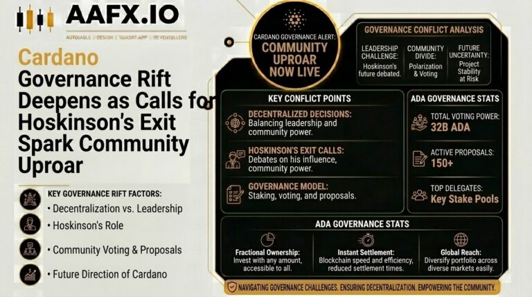 Cardano Governance Rift Deepens as Calls for Hoskinson’s Exit Spark Community Uproar