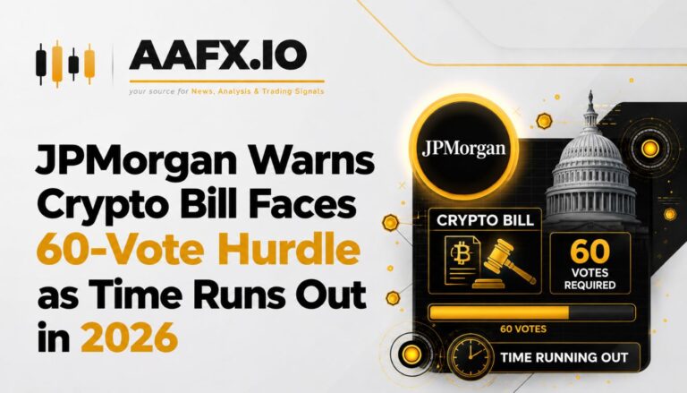 JPMorgan Warns Crypto Bill Faces 60-Vote Hurdle as Time Runs Out in 2026