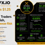 XRP Nears $1.25 as 68% of Leveraged Traders Turn Bearish, Raising Squeeze Risk