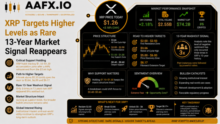 XRP Targets Higher Levels as Rare 13-Year Market Signal Reappears