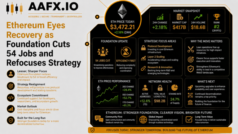 Ethereum Eyes Recovery as Foundation Cuts 54 Jobs and Refocuses Strategy