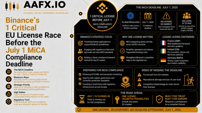 Binance’s 1 Critical EU License Race Before the July 1 MiCA Compliance Deadline