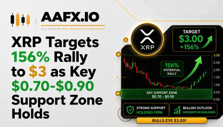 XRP Targets 156% Rally to $3 as Key $0.70-$0.90 Support Zone Holds