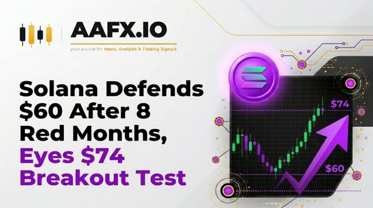 Solana Defends $60 After 8 Red Months, Eyes $74 Breakout Test