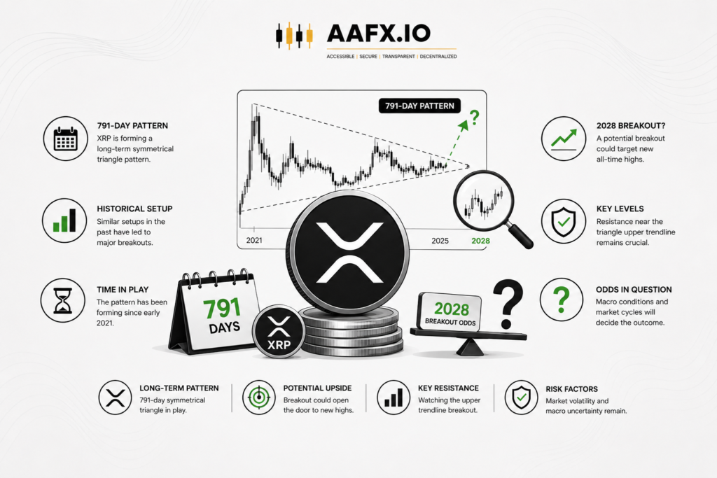 XRP Price Faces 791-Day Pattern as 2028 Breakout Odds Remain in Question