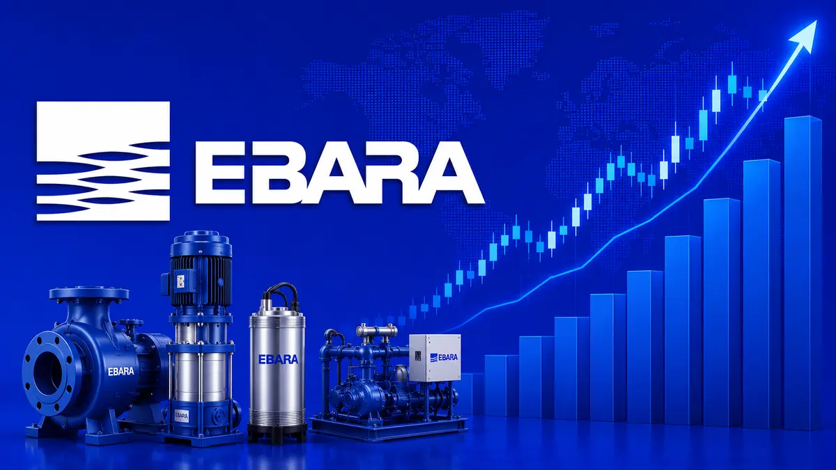Ebara Shares Plunge Nearly 9% After Mixed First-Half Results and Unchanged Profit Guidance