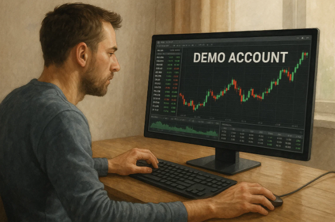 Practising forex trading with a demo account