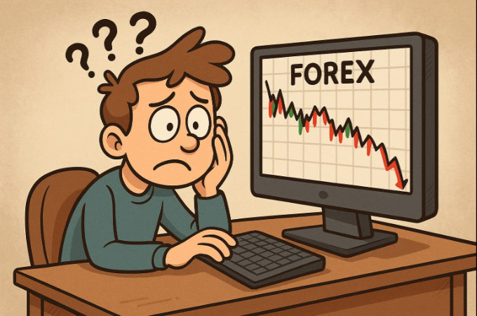 Beginner learning about forex trading risk
