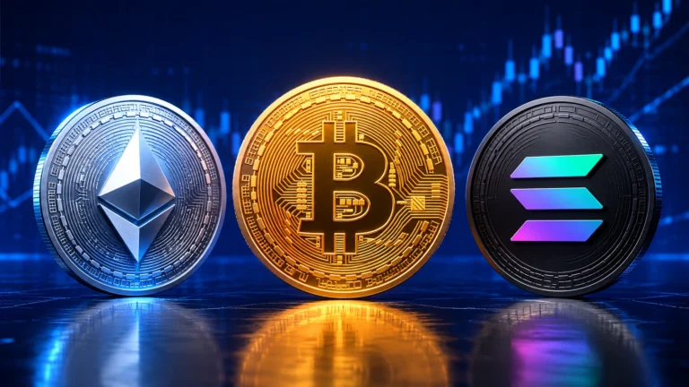 Solana ETF Hits $1B as Bitcoin, Ethereum Funds Gain Capital