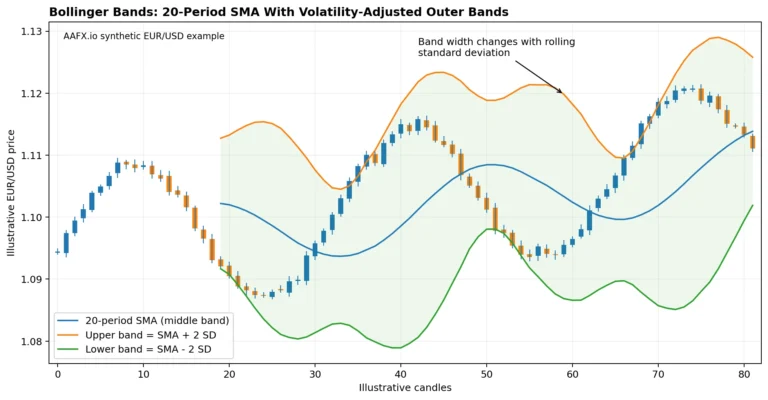 Bollinger Bands in Forex: Settings, Squeeze, Bounce and Trading Strategies